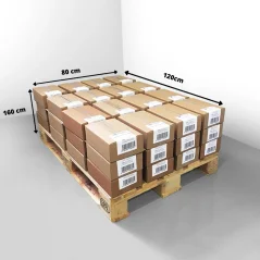 EURO pallet:  Kimchi HOT, maximum 1188 jars