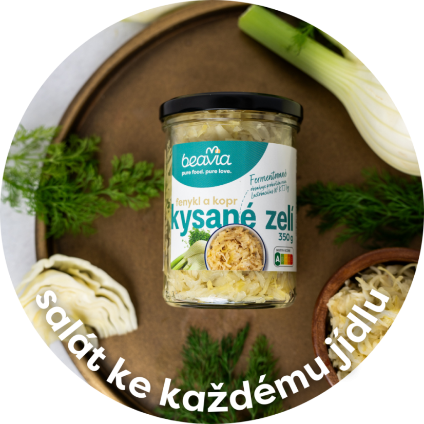 Kimchi, Yumchi, Kysané zelí, Červená řepa, Luggi, Miso: Mixuj s Beavia
