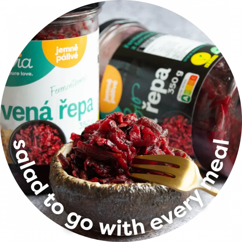 Beetroot with horseradish (6x350g)