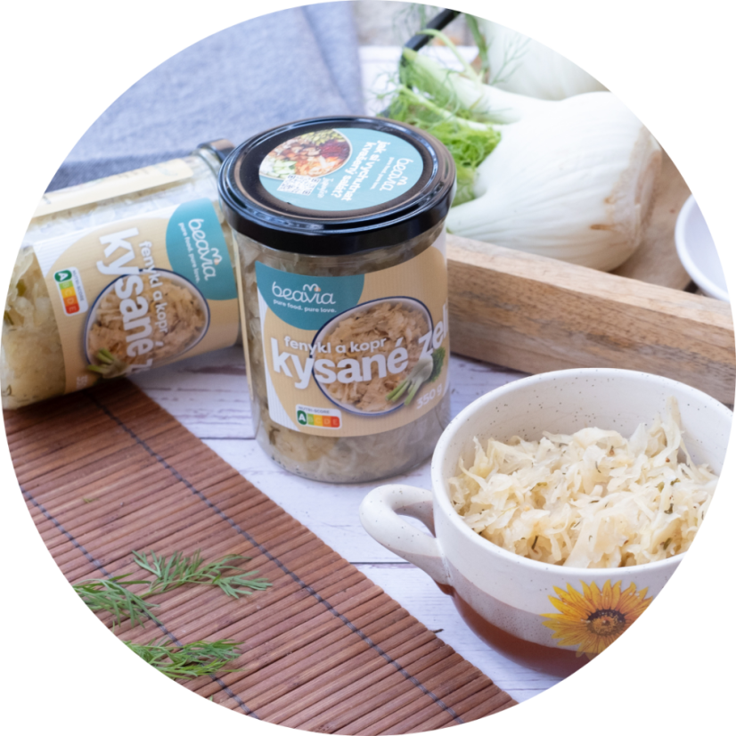 Sauerkraut mit Fenchel und Dill 350 g