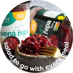 Beetroot with horseradish (6x350g)