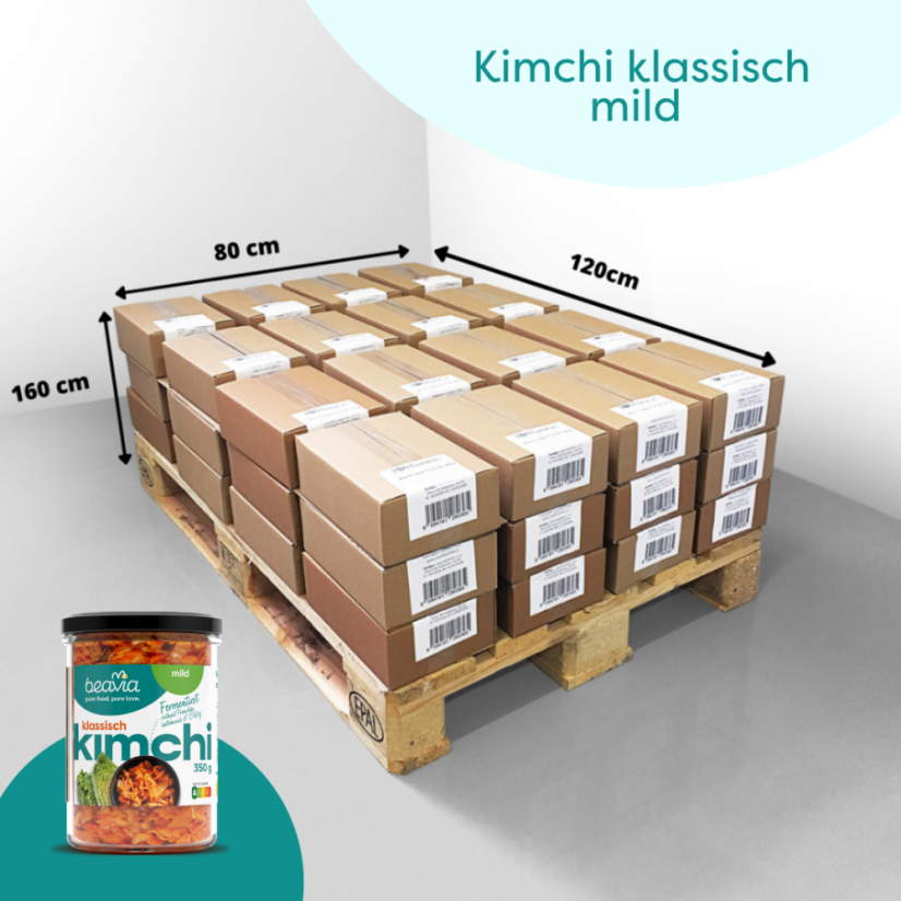 EURO-Palette: Kimchi MILD maximal 1188 Stück