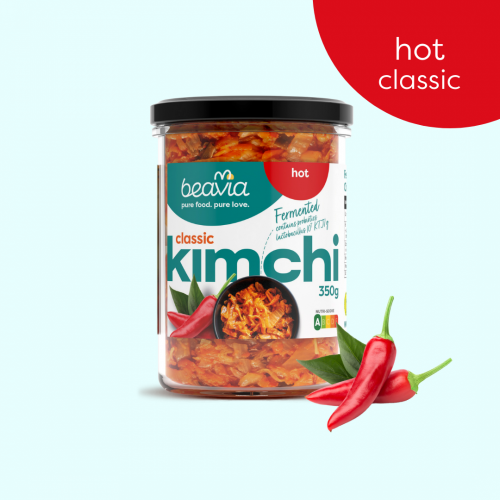 EURO pallet:  Kimchi HOT, maximum 1188 jars