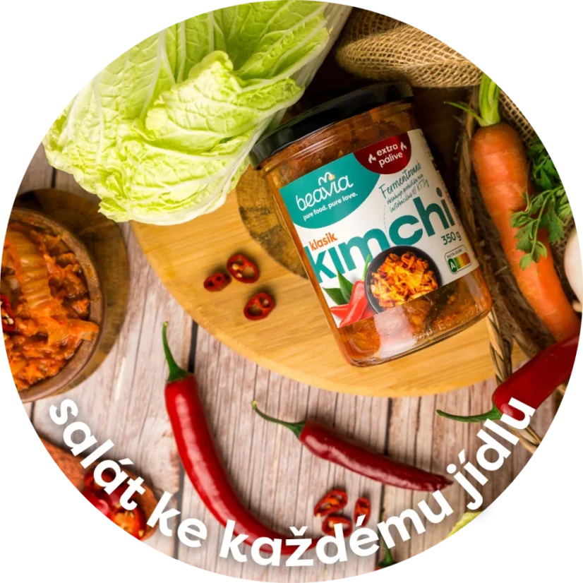 Kimchi, Kysané zelí, Červená řepa (vybírejte 3 až 6 sklenic): Kvašený MIX Beavia